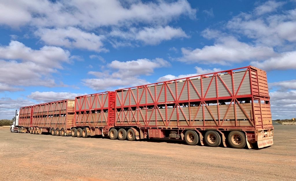 Illustrative photograph of delivery truck, logistics freight delivery